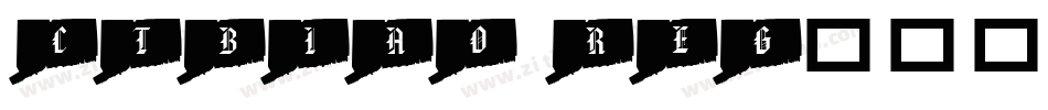 CTBiao Reg字体转换